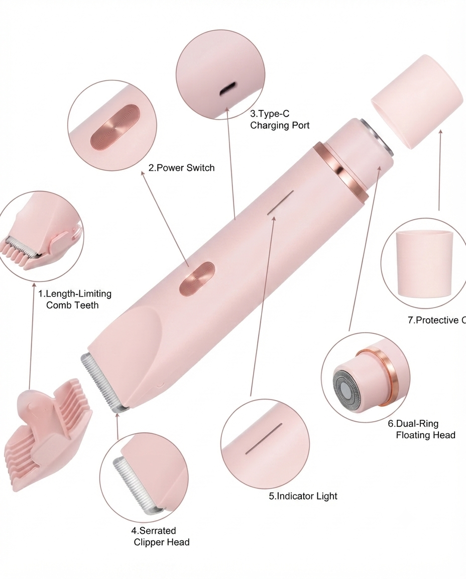 Cervani 2-in-1 Electric Shaver