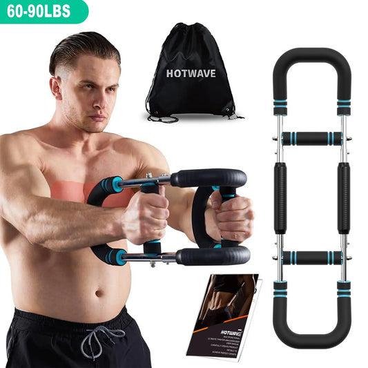 HOTWAVE Arm Trainer, Adjustable Chest Workout Equipment, Arm Trainer for Men, Chest Trainer for Men, Shoulder Muscle Training, Portable Spring Resistance Home Fitness Equipment Summerwins Summerwins